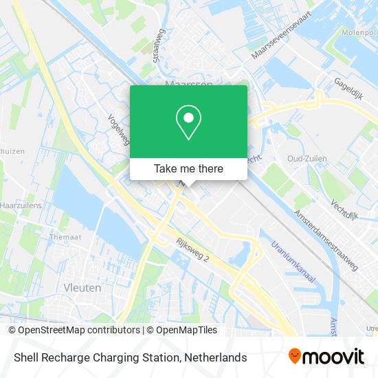 Shell Recharge Charging Station map