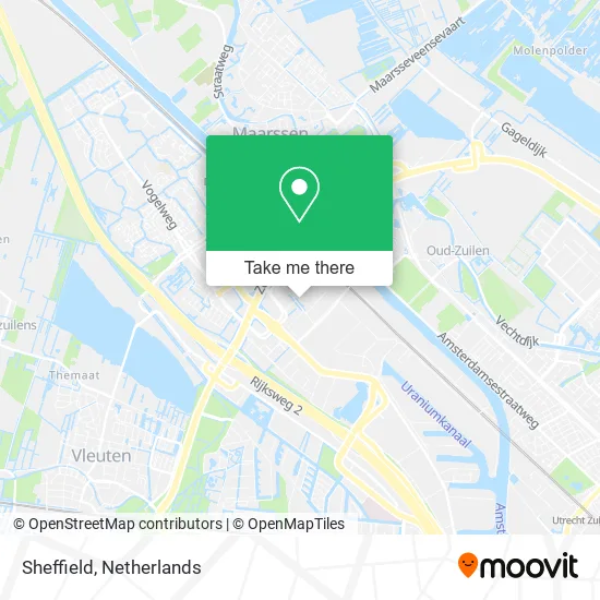 Sheffield map