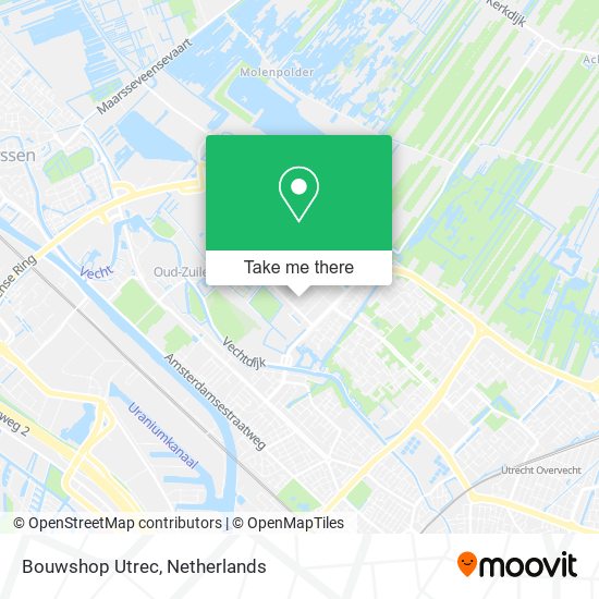 Bouwshop Utrec map