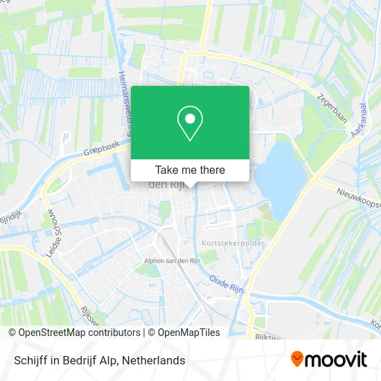 Schijff in Bedrijf Alp map