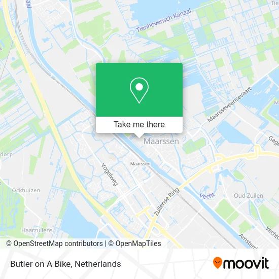 Butler on A Bike map