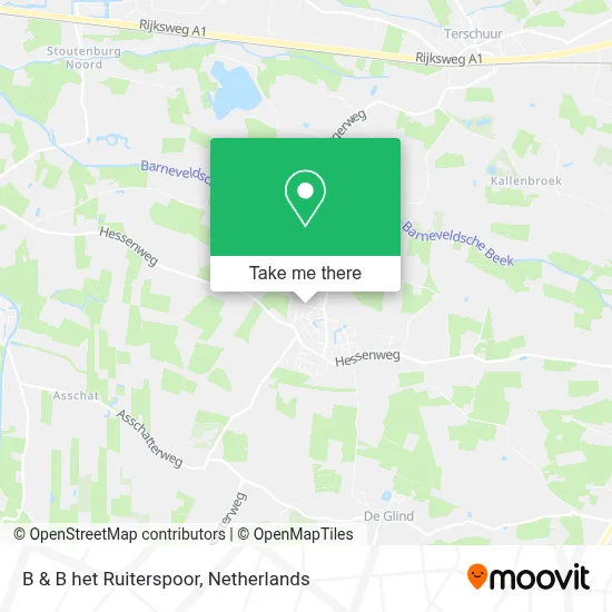 B & B het Ruiterspoor map