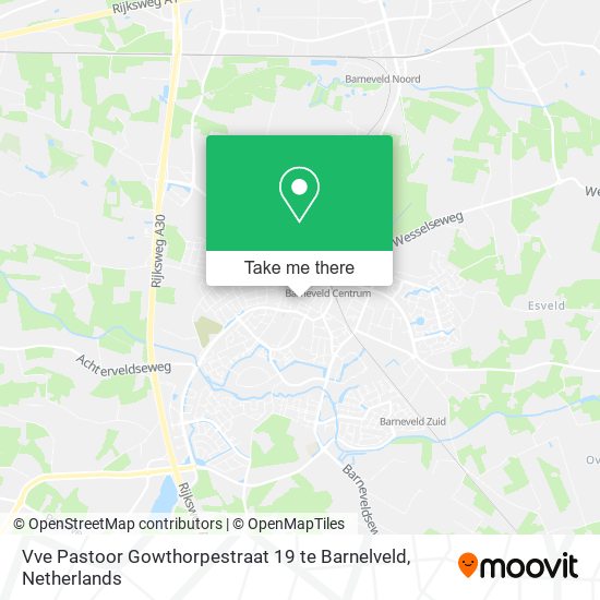 Vve Pastoor Gowthorpestraat 19 te Barnelveld map