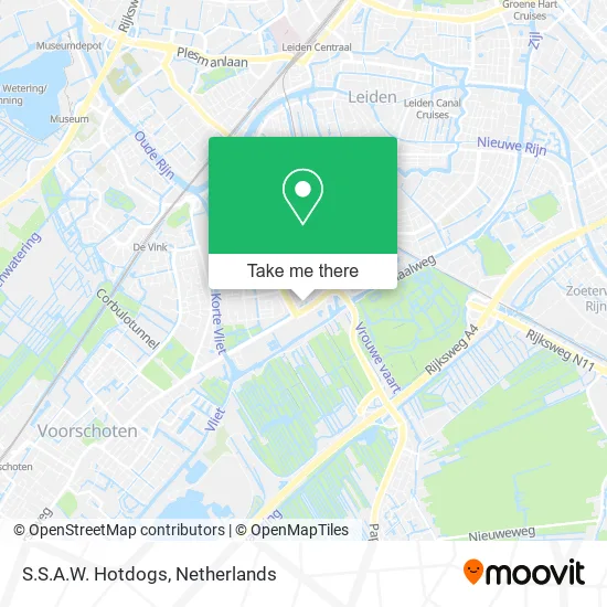S.S.A.W. Hotdogs map