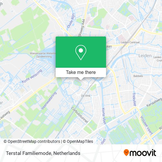 Terstal Familiemode map