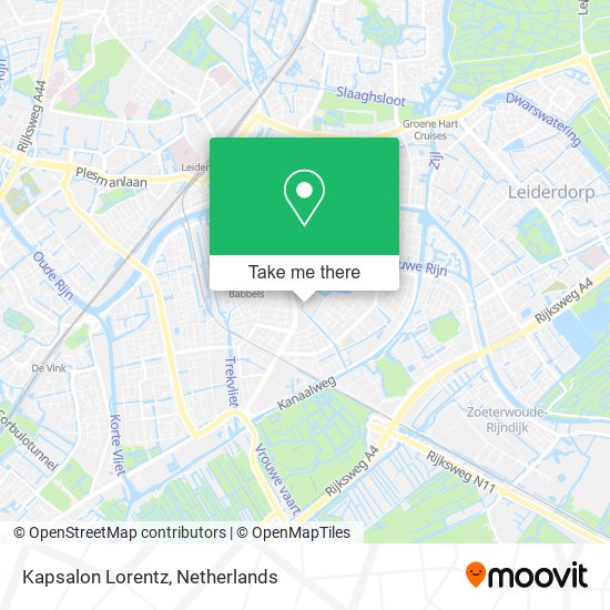 Kapsalon Lorentz map