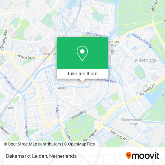 Dekamarkt Leiden map