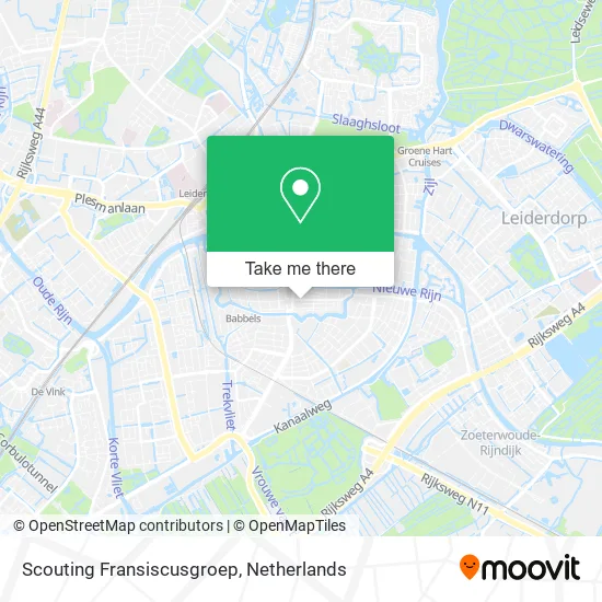 Scouting Fransiscusgroep map