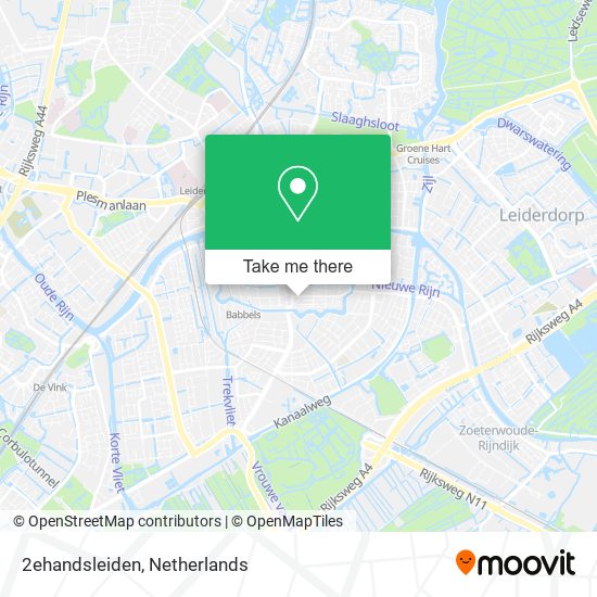 2ehandsleiden map