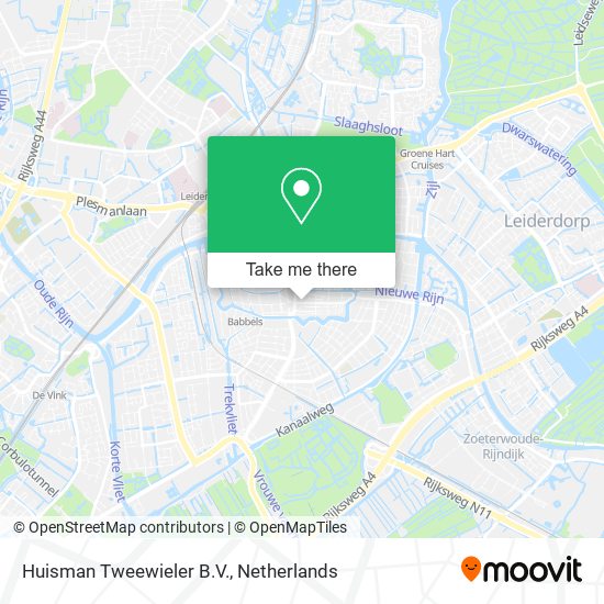 Huisman Tweewieler B.V. map