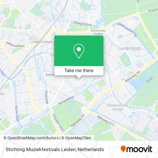 Stichting Muziekfestivals Leiden map