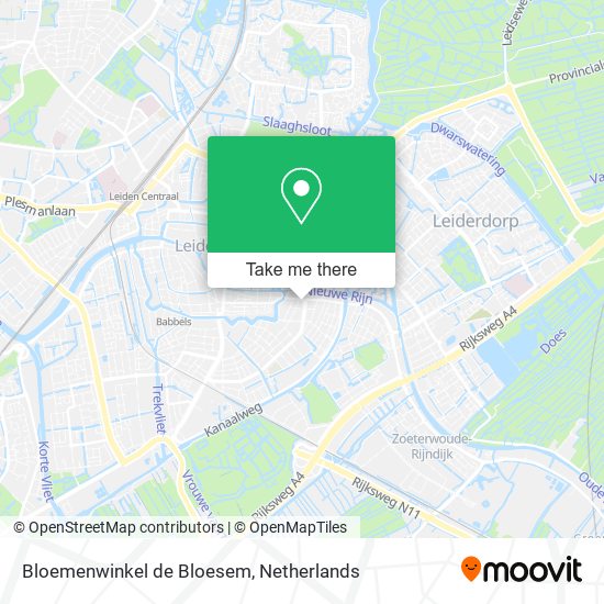 Bloemenwinkel de Bloesem map