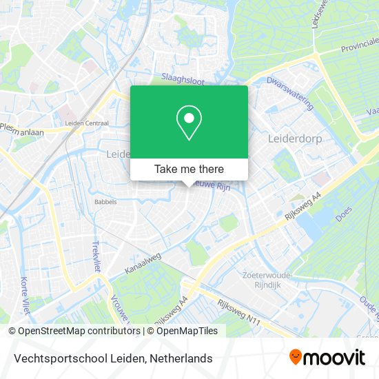Vechtsportschool Leiden map