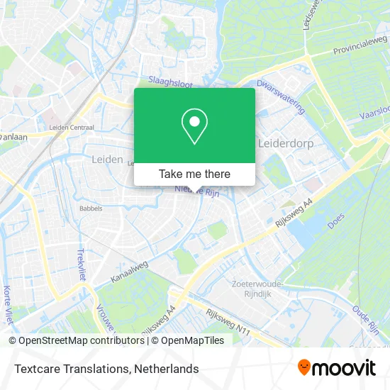 Textcare Translations map