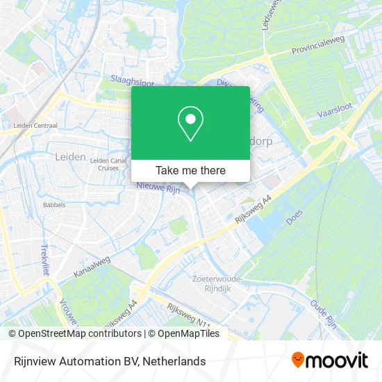 Rijnview Automation BV map