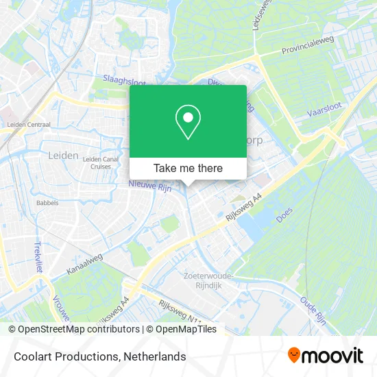 Coolart Productions map