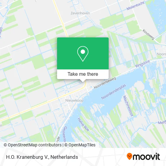 H.O. Kranenburg V. map