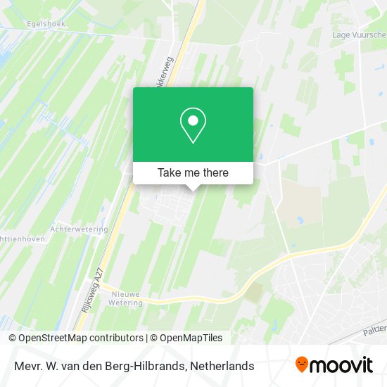 Mevr. W. van den Berg-Hilbrands map