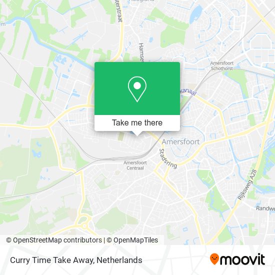 Curry Time Take Away map