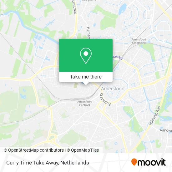 Curry Time Take Away map