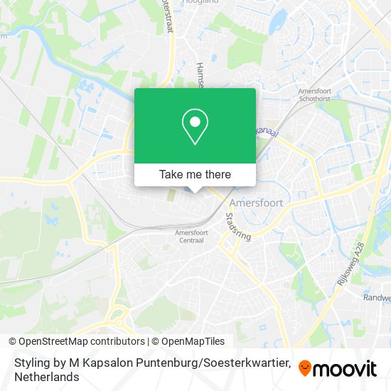 Styling by M Kapsalon Puntenburg / Soesterkwartier map