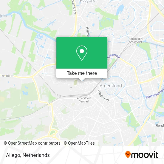 Allego map