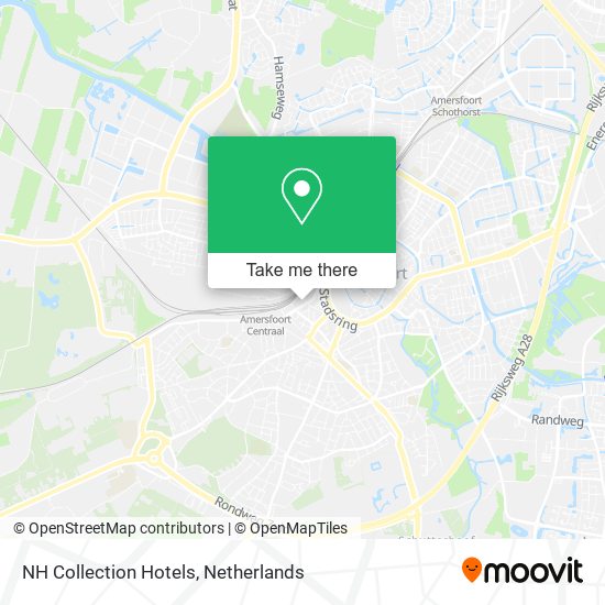 NH Collection Hotels map
