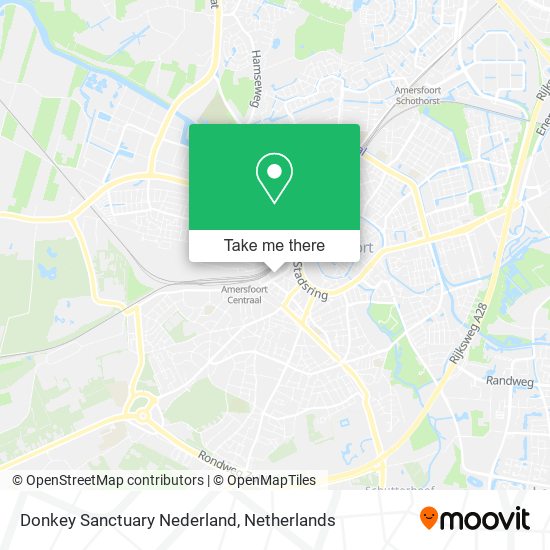 Donkey Sanctuary Nederland map