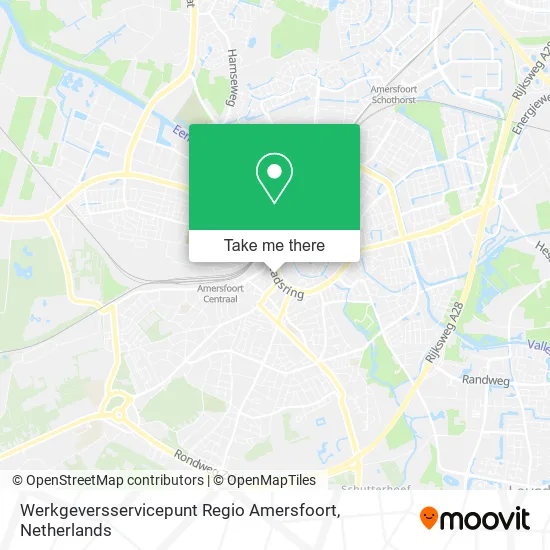 Werkgeversservicepunt Regio Amersfoort Karte
