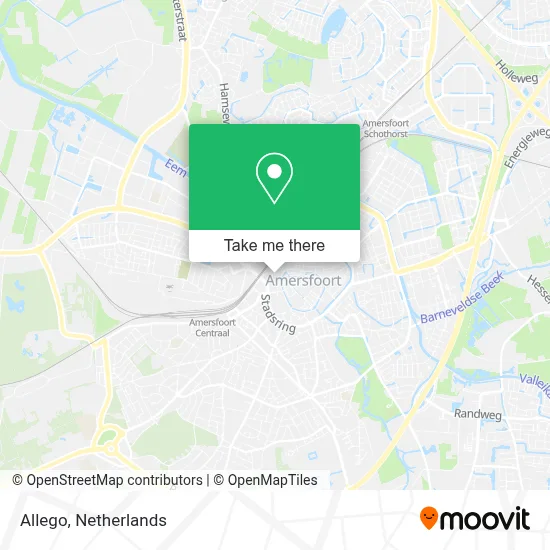 Allego map