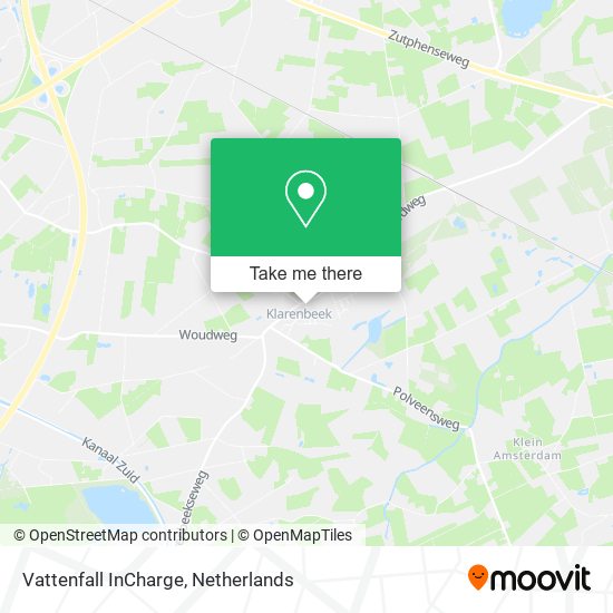 Vattenfall InCharge map