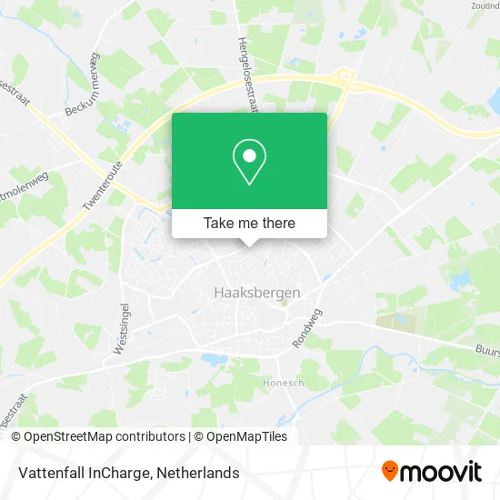 Vattenfall InCharge map