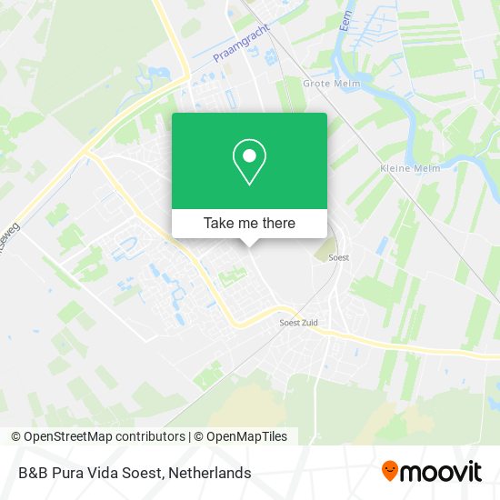 B&B Pura Vida Soest map