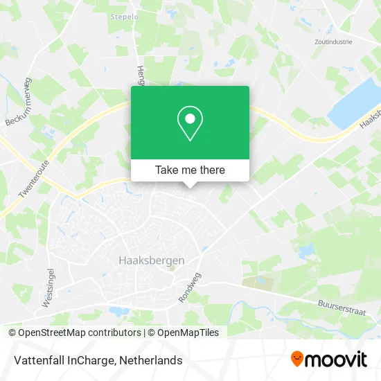Vattenfall InCharge map