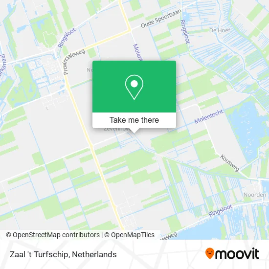 Zaal 't Turfschip map