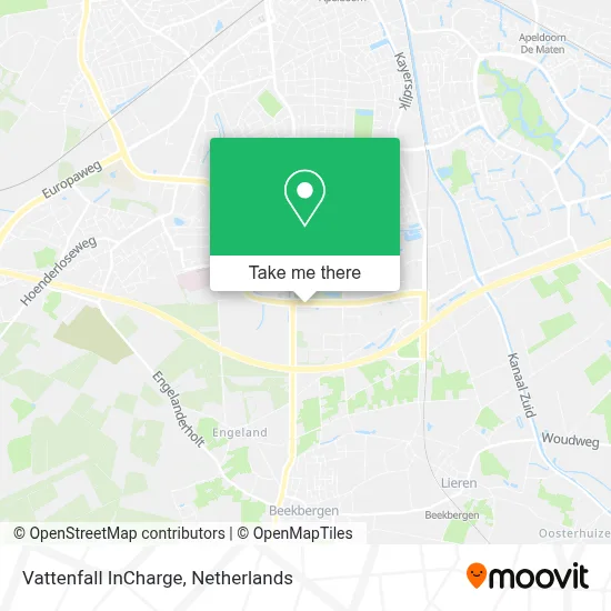Vattenfall InCharge map