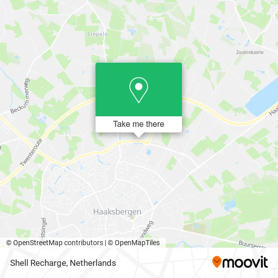Shell Recharge map