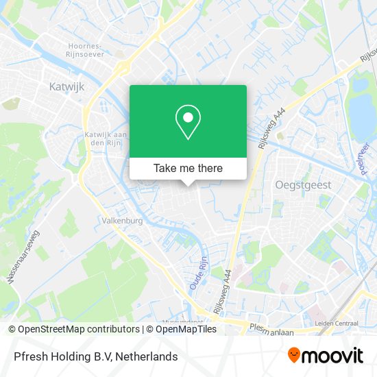 Pfresh Holding B.V map