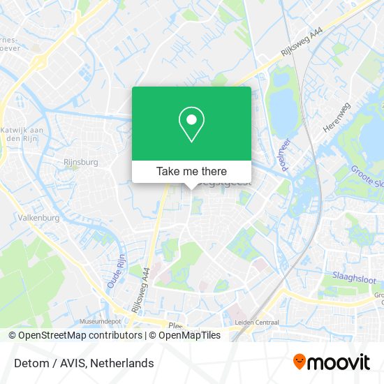 Detom / AVIS map