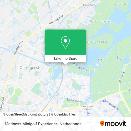 Madness Minigolf Experience map