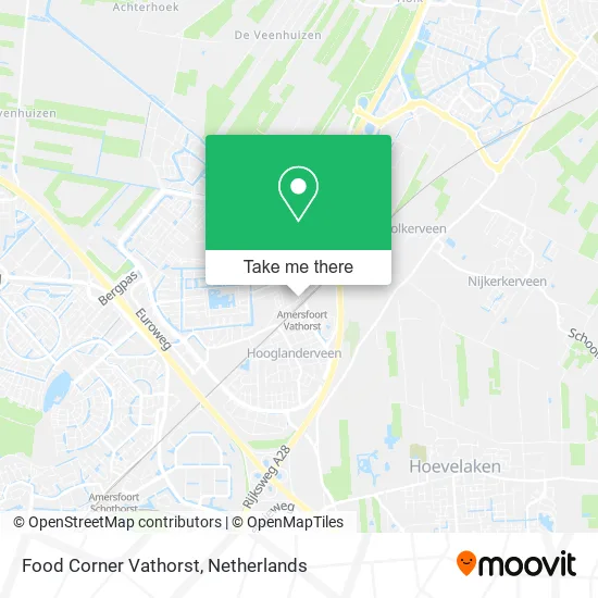 Food Corner Vathorst map