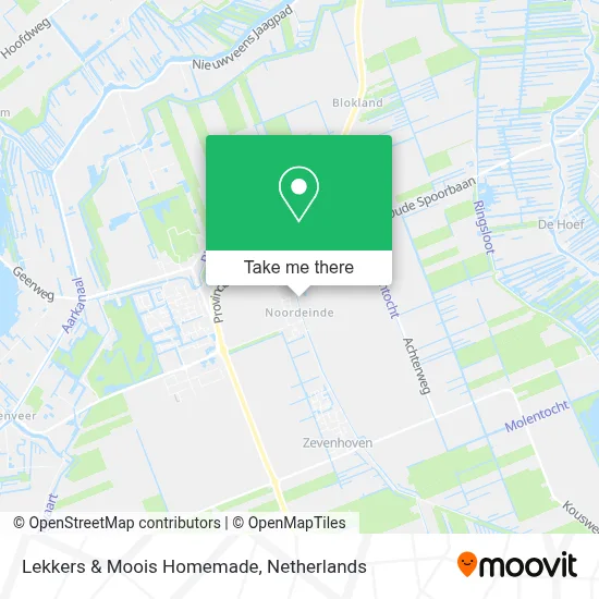 Lekkers & Moois Homemade map