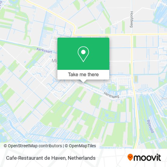 Cafe-Restaurant de Haven map
