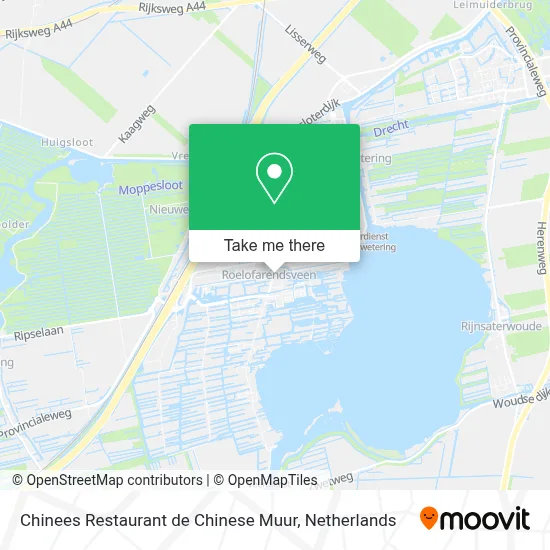 Chinees Restaurant de Chinese Muur map