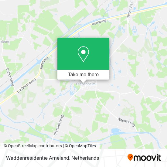 Waddenresidentie Ameland map