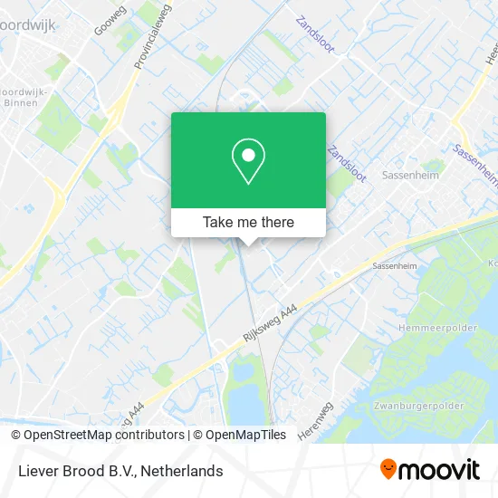 Liever Brood B.V. map