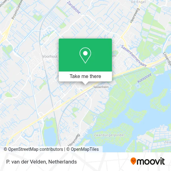 P. van der Velden map