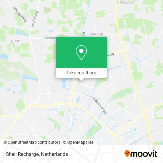 Shell Recharge map