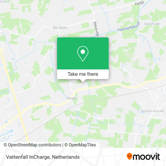 Vattenfall InCharge map