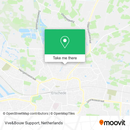 Vve&Bouw Support map